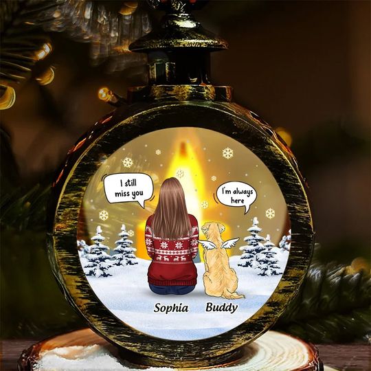 A Light To Honor The Beautiful Memories - Memorial Personalized Custom Candlelight Lantern Ornament