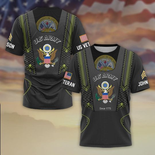 United We Stand Veterans We Honor 3D T-Shirt