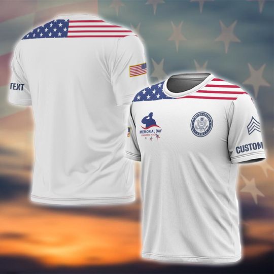 3D U.S Veteran Honor the Fallen T-Shirt