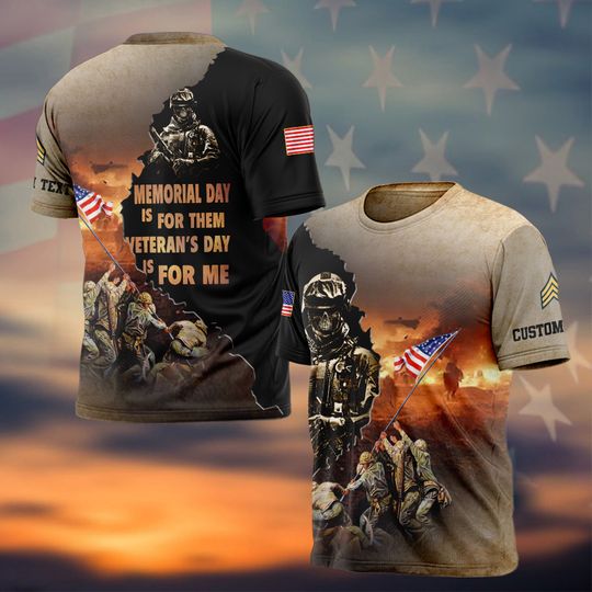 Customized Memorial Day T-Shirt - For Them, For Me