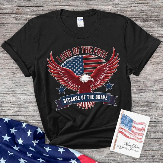 American Eagle Land of the Free T-shirt