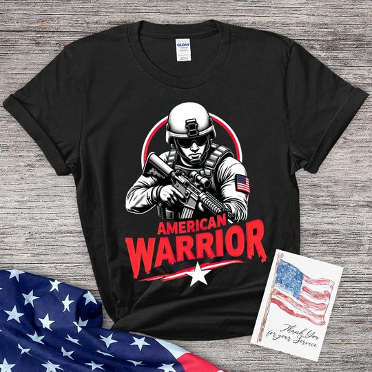 American Warrior Graphic T-shirt