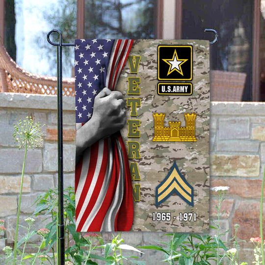 Customized Army Branches Garden Flag