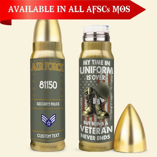 Customized AFSC Bullet Tumbler