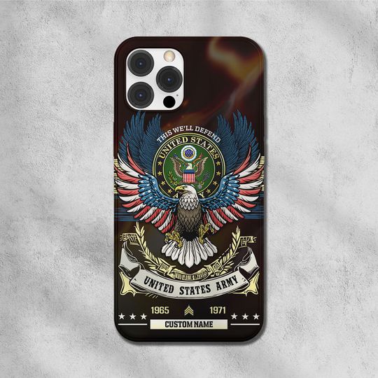 Customized USA Eagle Veteran Phone Case