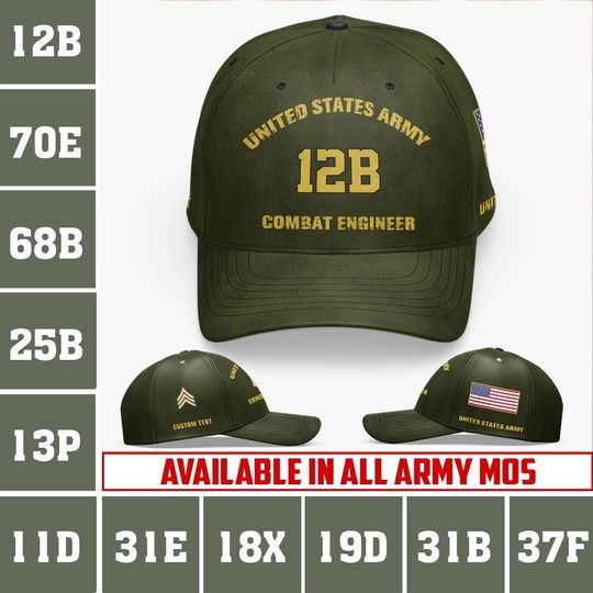 Customized Army MOS Classic Cap