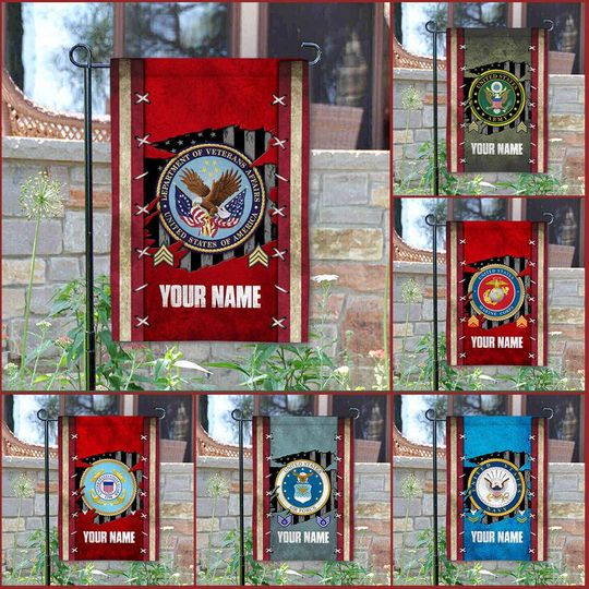 Customized US Military Garden Flags