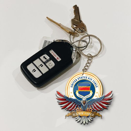 Customized USAF Wings acrylic keychain