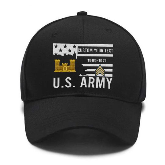 Customized Army Branches Embroidered Baseball Cap
