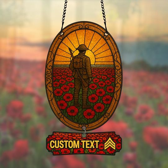 Field of Honor – Memorial Day Tribute  Hanging suncatcher ornaments