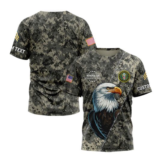 Customized Memorial Day Camouflage Shirts
