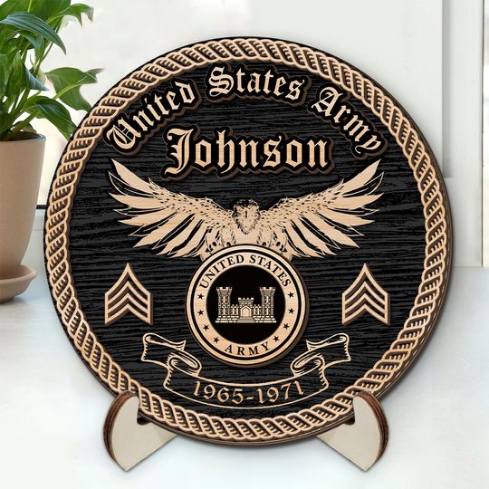 Customized U.S Veteran Army Branches