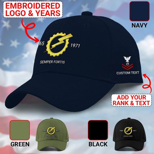 Navy Tradevman Embroidered Baseball Cap