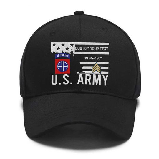 Customized Army DivisionsEmbroidered Baseball Cap