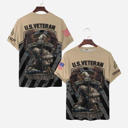 Honoring Our Heroes, Remember Their Sacrifice 3D Tshirt