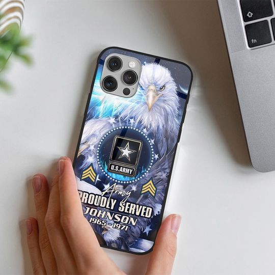 Customized US Military With Bald Eagle Phone Case