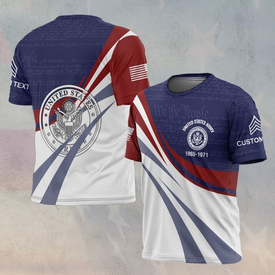 Customized U.S Veteran T-shirt