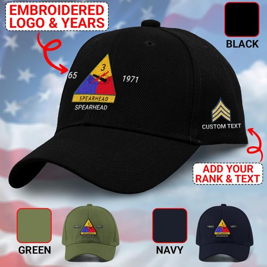 3rd Armored Division Embroidered Baseball Cap