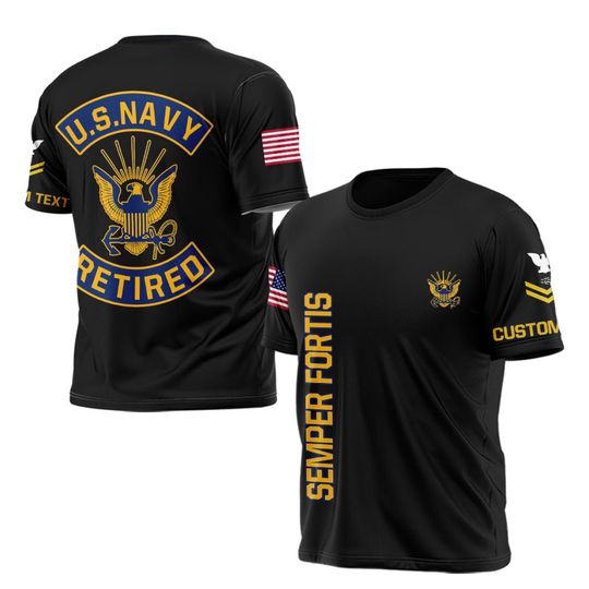 Customized US Navy Retired