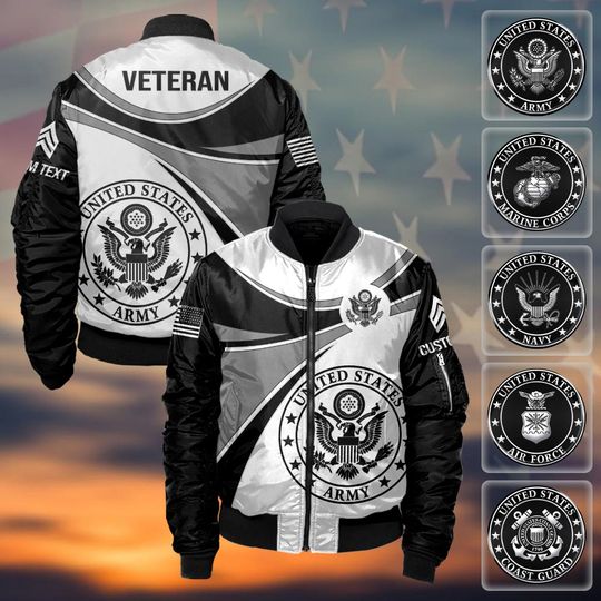 Customized Veteran Bomber Jacket