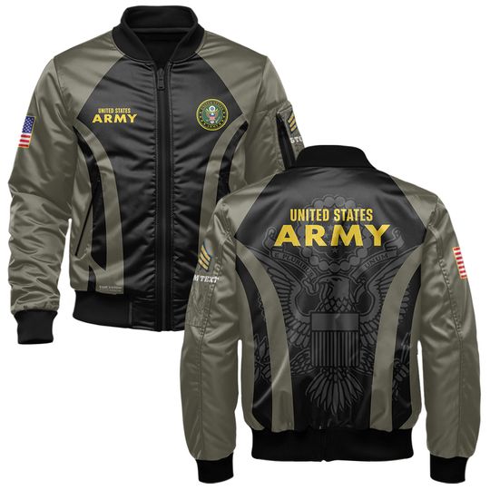 Customized U.S Veteran Bomber Jacket