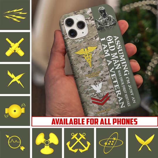 Customized US Navy Ratings Phone Case