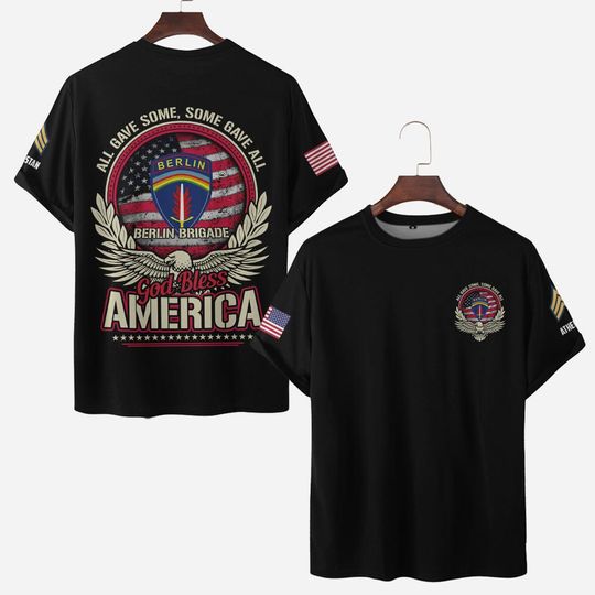 All Gave Some, Some Gave All, God Bless America 3D shirts