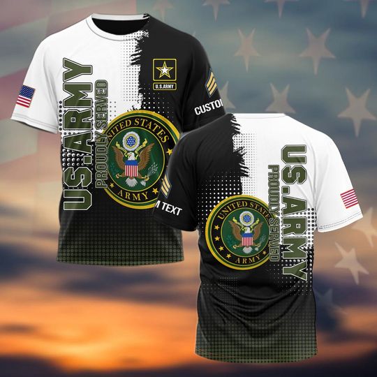Customized US Army Veteran Shirts