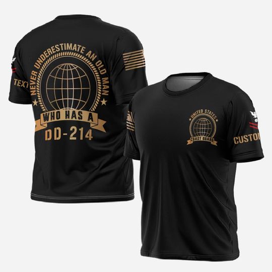 Customized Coast Guard Ratings Never Underestimate shirt