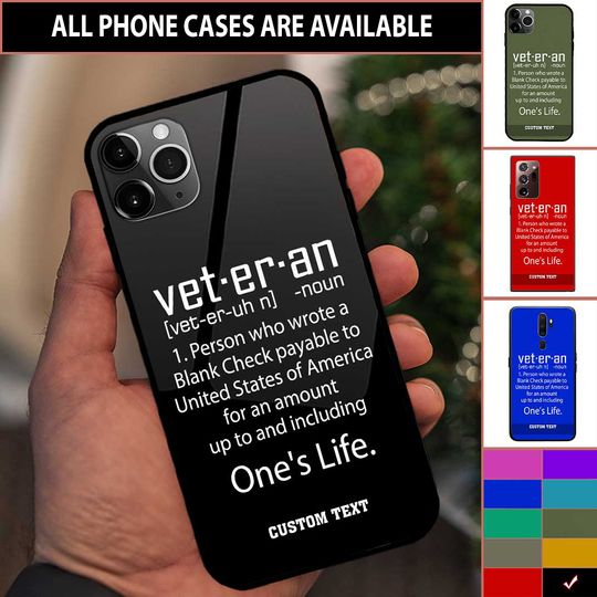 Veteran Definition Phone Case