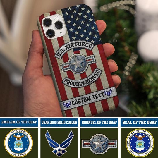 Customized US Air Force Proudly Served
