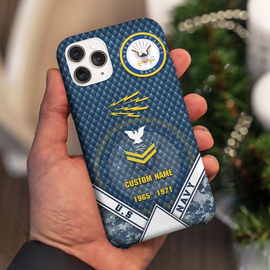 Customized US Navy Ratings Phone Case