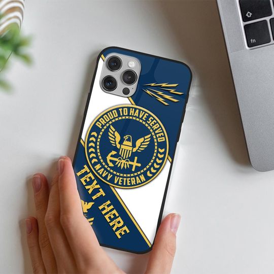 Customized Proud To Have Served US Navy Ratings Phone Case