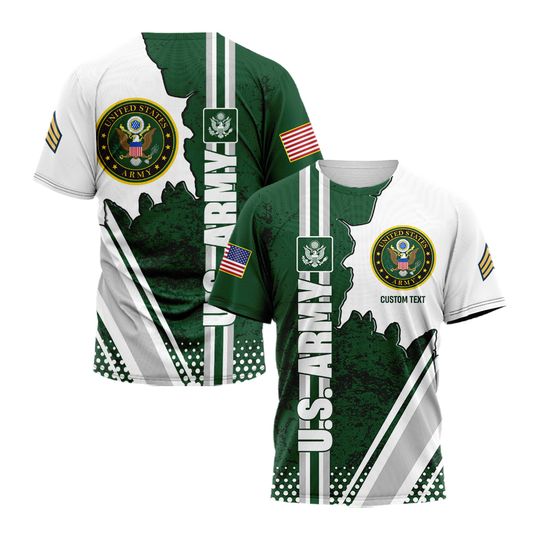 3D US Military Branch Shirts & Tops