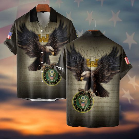 Customized US Army Branches We The People Hawaiian Shirt