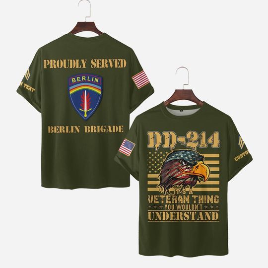 Customized Army 3D T-Shirt – It’s a Veteran Thing