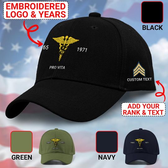 Army Medical Specialist Embroidered Baseball Cap