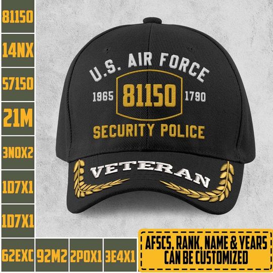 Customized AFSCs Embroidered Baseball Cap