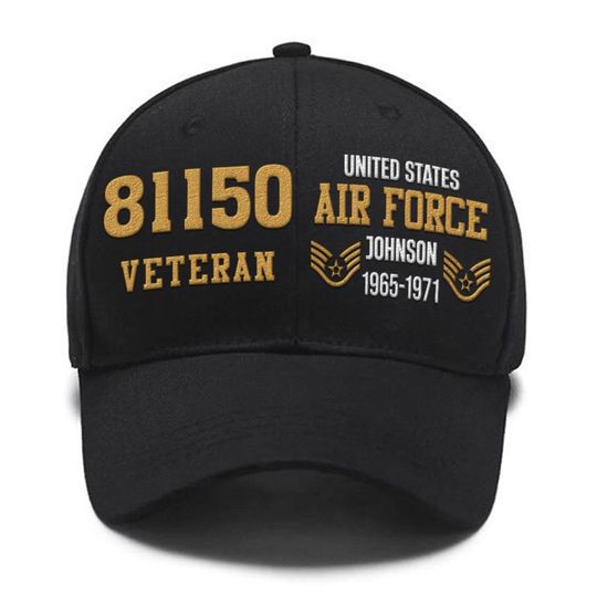 Customized US Veteran AFSCS Proudly Served Embroidered Baseball Cap