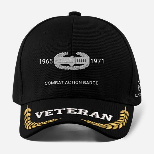 Customized US Veteran – Army Badges Proudly Served Embroidered Baseball Cap