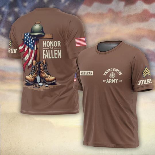 Honor The Fallen 3D shirt