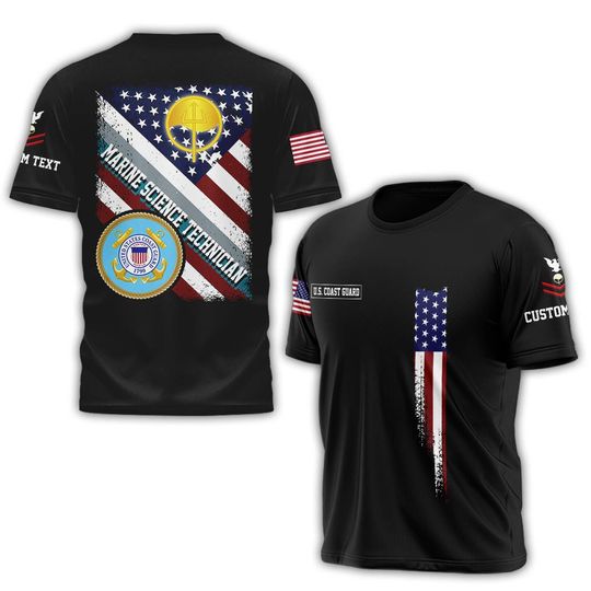 Customized Coast Guard Rating T-Shirt