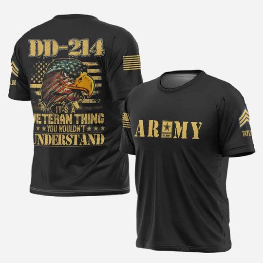 Personalized DD-214 Veteran T-Shirt – It’s a Veteran Thing You Wouldn’t Understand