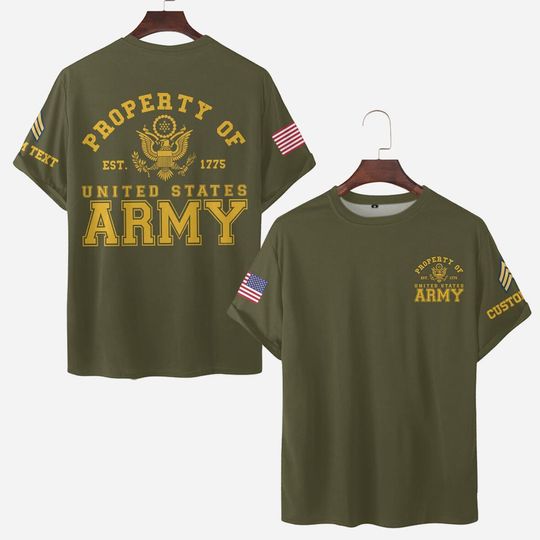 Customized U.S. Army 3D T-Shirt