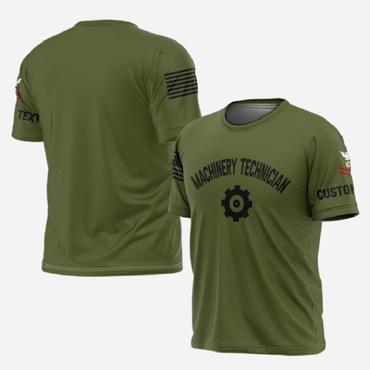 Customized Coast Guard Ratings 3D T-Shirt