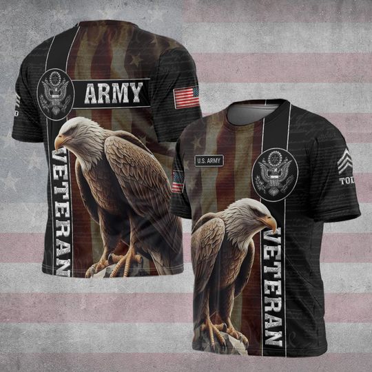 Patriotic Veterans Tribute 3D T-Shirt