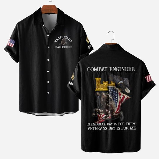 Memorial Day Is For Them Veterans Day Is For Me – Army Branches Hawaiian Shirt