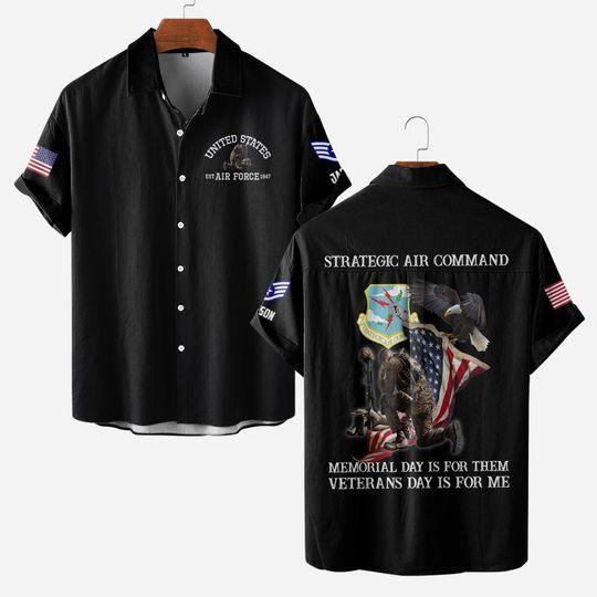 Memorial Day Is For Them Veterans Day Is For Me – USAF Command Hawaiian Shirt
