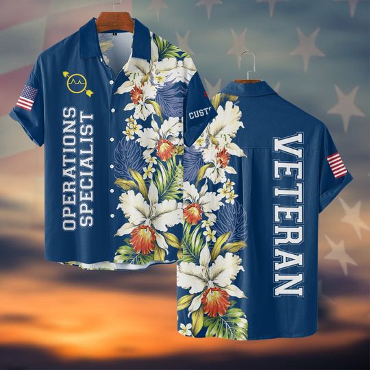 Customized Coast Guard Insignias Hawaiian Shirt