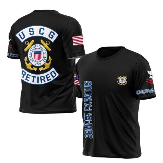 Customized US Coast Guard Retired
